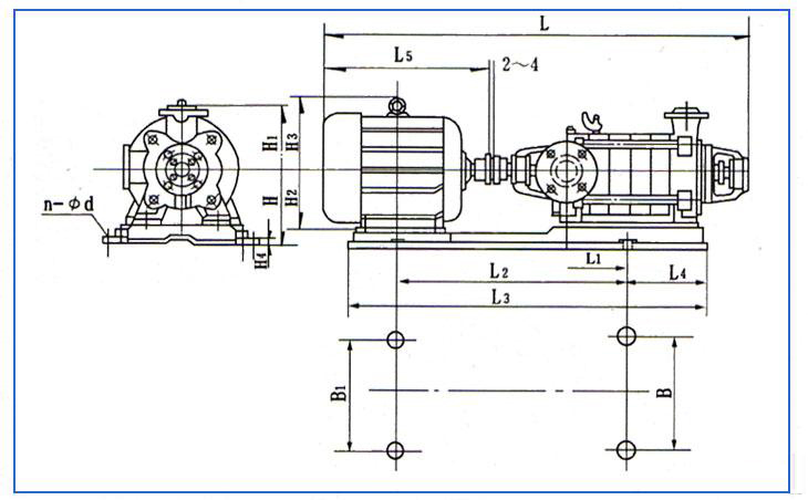 D、DG型臥式鍋爐給水離心泵
